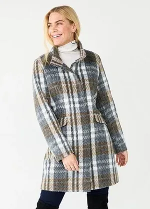 Women’s Faux-Wool Car Coat thumbnail 1
