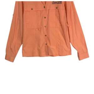 CC Filson Long Sleeve Button Up Shirt Size Medium Pink thumbnail 4