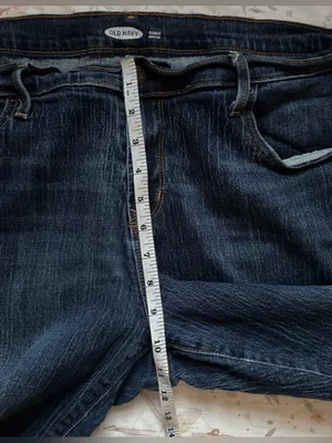 Old Navy Curvy Bootcut Textured Stretch Jeans Dark Wash 14 Short thumbnail 9