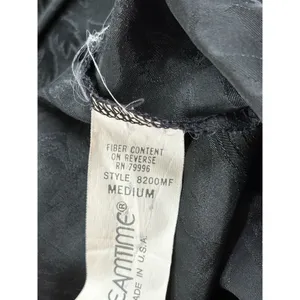 VTG Dreamtime Camisole Top Black Lace Satin Sz M Goth Grunge Witchy Whimsigoth thumbnail 8