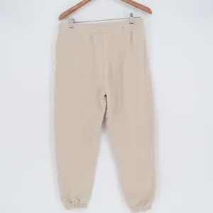 Garage Beige Fleece Lined Joggers Sweatpants Tan High Rise Size Large thumbnail 5