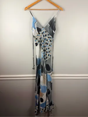 New Anthropologie Conditions Apply Harold Slip Maxi Dress size XS thumbnail 4