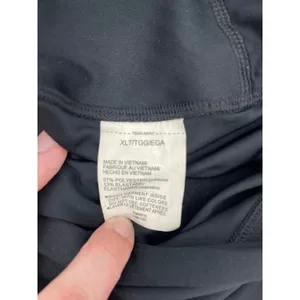 Under Armour Black Compression Leggings XL Long Gorpcore Athletic Athleisure‎ thumbnail 3