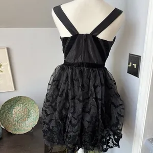 DC Comics Hot Topic Bat‎ Girl Mini Dress Med Comic Con Cosplay Grunge Halloween thumbnail 4