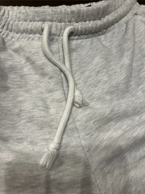 H&M Light Heather Gray Athletic Drawstring Shorts thumbnail 3