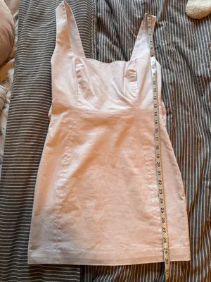 RNWY white mini bow dress Size 4 thumbnail 5
