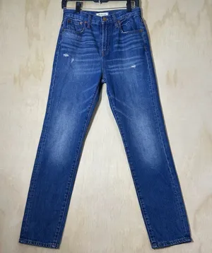 Madewell‎ The Perfect Vintage Jean Distressed Size 26 Inseam 29” thumbnail 1