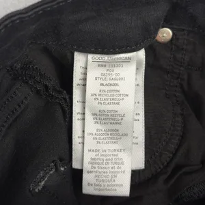 Good American Good Legs Skinny Jeans Women's 4/27 Black Sculpting Preppy Chic thumbnail 9