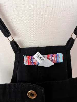Urban Outfitters Black Overalls. Size XS thumbnail 3