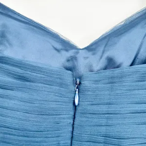BHLDN Anthropologie Womens Bridgette Chiffon Bridesmaid Romantic‎ Maxi Gown XS thumbnail 9