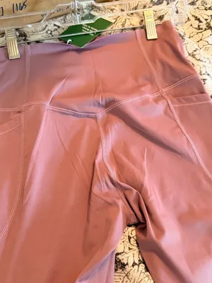 Halara XS 7/8 Womens High-Waisted 7/8 Leggings XS Pink Stretchy Nylon Blend With thumbnail 6