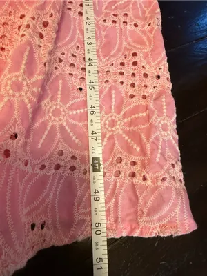 Petal & Pup Pink Eyelet Lace V-Neck Maxi Dress thumbnail 8