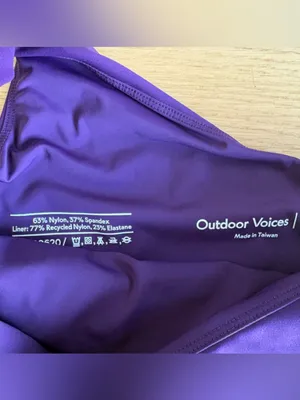 Outdoor Voices One-Shoulder Purple Active Dress thumbnail 4