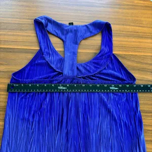 Y2K Vintage A Byer Racer Halter Top L Bubble Hem Bimbocore McBling Party Club thumbnail 5