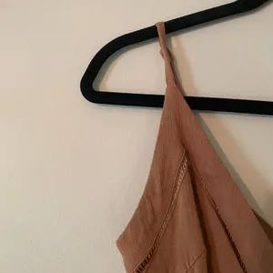 Free People Intimately Dylan Brown Pink Bodycon Mini Dress Strappy Women size XS thumbnail 4
