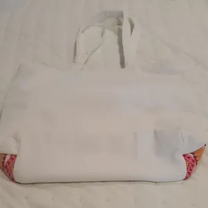 509 Broadway Pink and Orange Geometric Weekend Tote (37) thumbnail 4