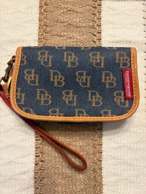 Dooney & Bourke Denim Logo Wristlet thumbnail 3