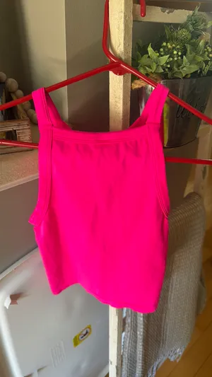 Hot Pink No Boundaries Tank Top thumbnail 2