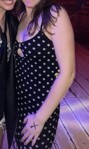 ZARA Polka Dot Mini Dress thumbnail 1