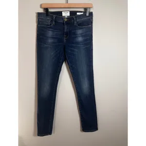 FRAME Denim Le Garcon‎ Slim Boyfriend Jeans Westfield Dark Wash LGJ270 Womens 26 thumbnail 2