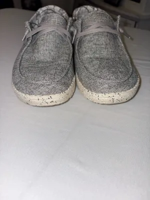 Hey Dude Casual Canvas Slip-On Shoes Wendy style L Linen Size 7 thumbnail 2
