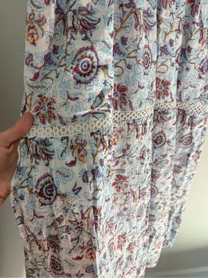 NWT Roller Rabbit x Target Floral Midi Dress size Medium thumbnail 10