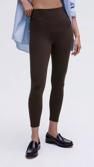 Lululemon Wunder Under SmoothCover High-Rise Tight 25" Size 6 Espresso NWT thumbnail 1