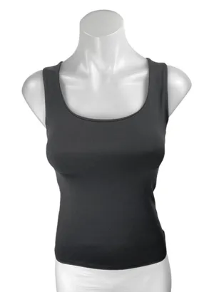Zara Women's Black Silky Satin Sleeveless Cami Camisole Crop Tank Top Size S thumbnail 1