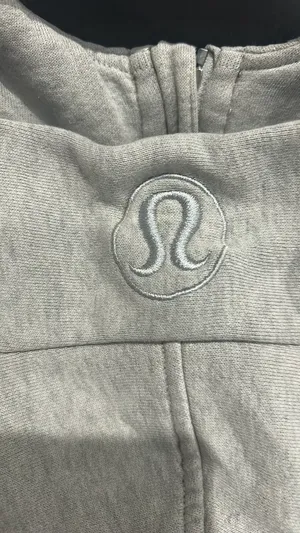 Lululemon Scuba Hoodie Oversized Half-Zip M/L Heathered Grey thumbnail 3