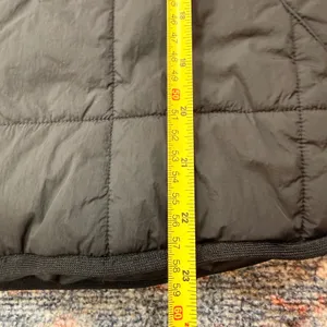 Roxy Womens Black Quilted Grid Puffer Jacket Funnel Neck Full Zip Sporty Sz S thumbnail 5