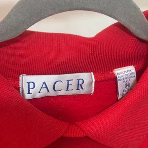 Pacer red striped sweatshirt size Size M thumbnail 4