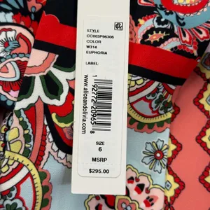 Alice + Olivia Euphoria Paisley Patchwork Mini‎ Skirt CC003P96306 Size 6 NEW thumbnail 3