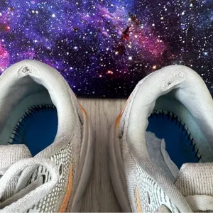 Brooks Ghost 16 Womens Size 7.5 White Orange Athletic Running Shoes‎ Sneakers thumbnail 4