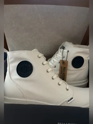 NWT- Palladium Pallabase Twill Womens Boots Sz 8.5 thumbnail 5