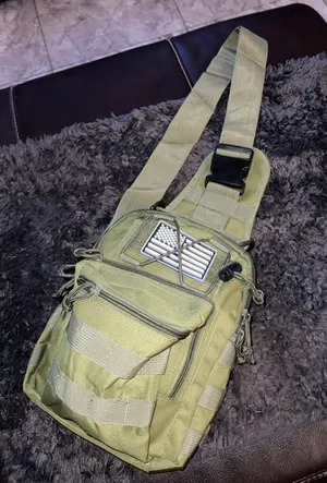 Tactical Shoulder sling Carrier Bag. Green thumbnail 1