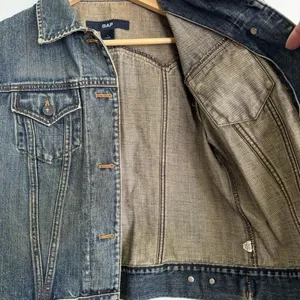 Vintage 200”s Gap Denim Jean Jacket Dark Mud Wash Preppy Size S Y2K thumbnail 8