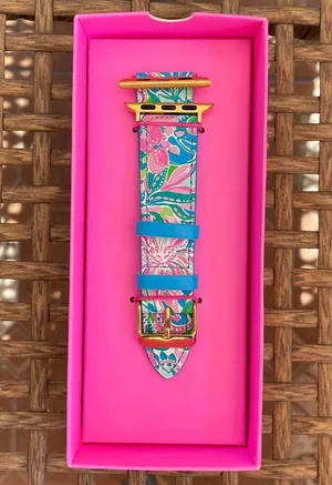 Lilly Pulitzer Golden Hour Apple Watch Band thumbnail 4