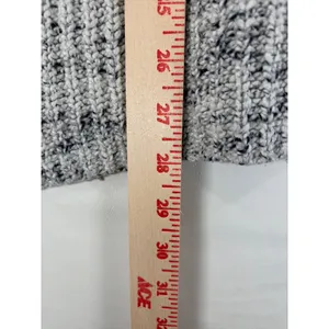 OFFLINE by Aerie Gray Marled Comfy Cotton Oversized Turtleneck Sweater Large thumbnail 5
