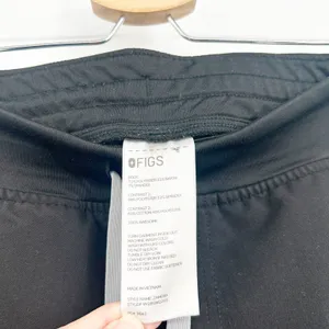 FIGS Womens Black Zamora Jogger Technical Collection Nursing Scrub Pants Size XS thumbnail 4