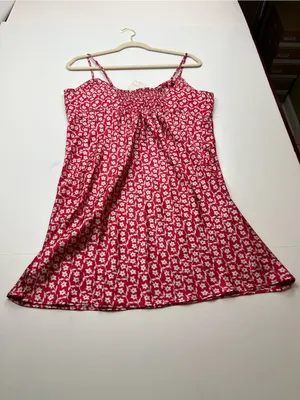 Intimately Free People On Our Radar Slip Dress Floral Red Cherry‎ Combo XL NEW thumbnail 11