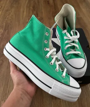 CONVERSE Ctas Lift platform green hi top lace up shoes sneakers women’s 7 new thumbnail 1