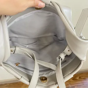 Banana Republic Gray Soft‎ Tie Strap Shoulder Bag thumbnail 5