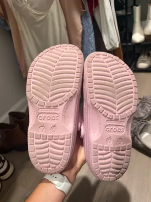 Pink Fuzzy Crocs thumbnail 3