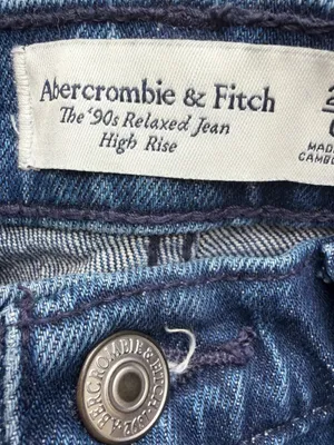 Abercrombie & Fitch High-Rise Blue Women's Jeans thumbnail 2