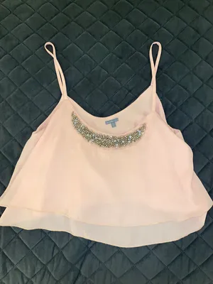 Pink Sheer Tank thumbnail 2