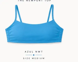 Andie Swim The Newport Top Azul NWT Medium thumbnail 1