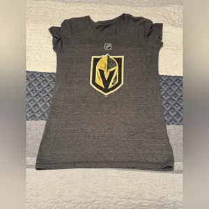 Fanatics VGK Vegas golden knights Adidas Gray Fleury women jersey TShirt Small thumbnail 2