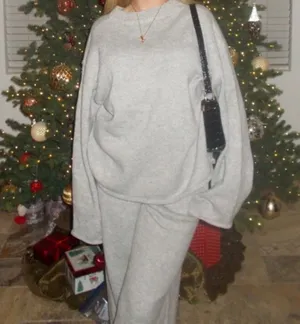 H&M Navy Sweater Set thumbnail 5