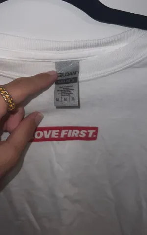 Love First Crop Top White Size M thumbnail 2