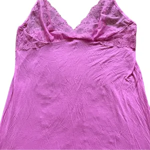 Victoria’s Secret Pink Chemise Nightgown Slip Dress Lace Women’s Size Medium A11 thumbnail 8